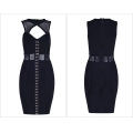 Ladies Bandage Dress Women Sexy Sleeveless Bodycon Dress Celebrity Dresses